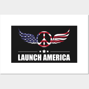 LAUNCH AMERICA Posters and Art